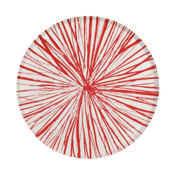 RAD24-DNP6- Platos de Cena Radiance Rojos para venta al por mayor de Gatherings by Curated Paperie