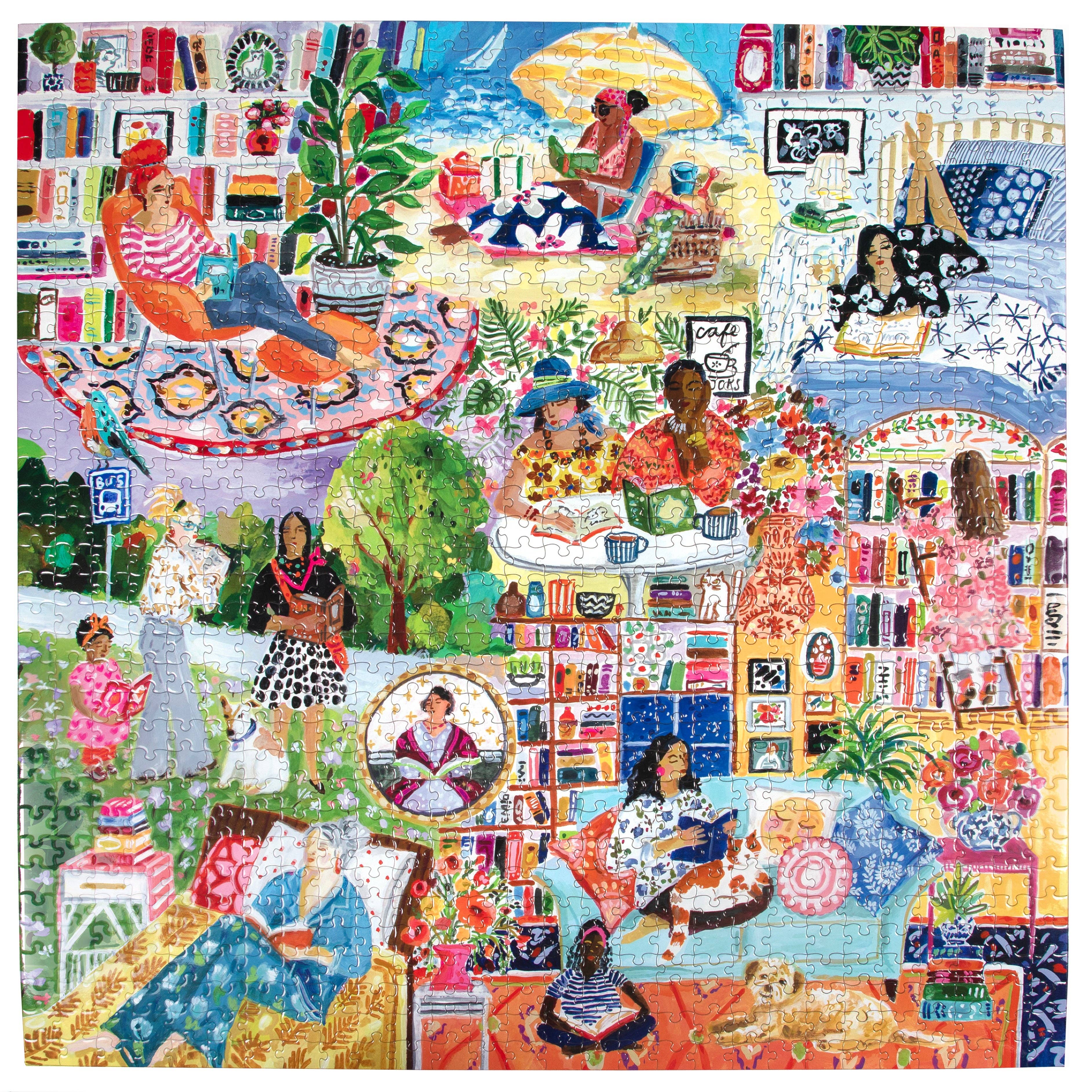 Bobangles - Wholesale Puzzle – Adult - eeBoo 1000 Pc Puzzle - Women Reading1