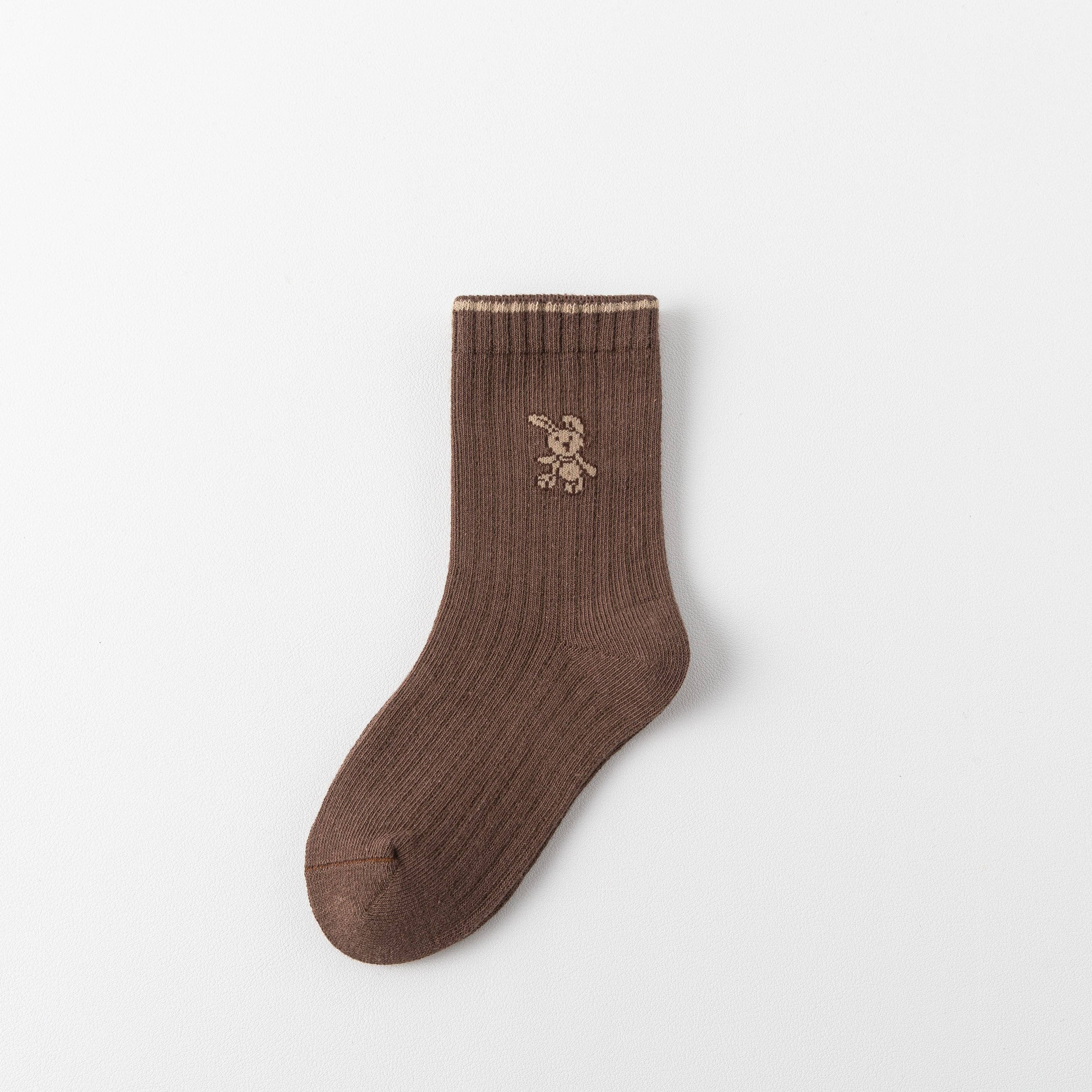 multicoloured Set of 5 Rabbit Socks I Baby and Child for wholesale on Faire8