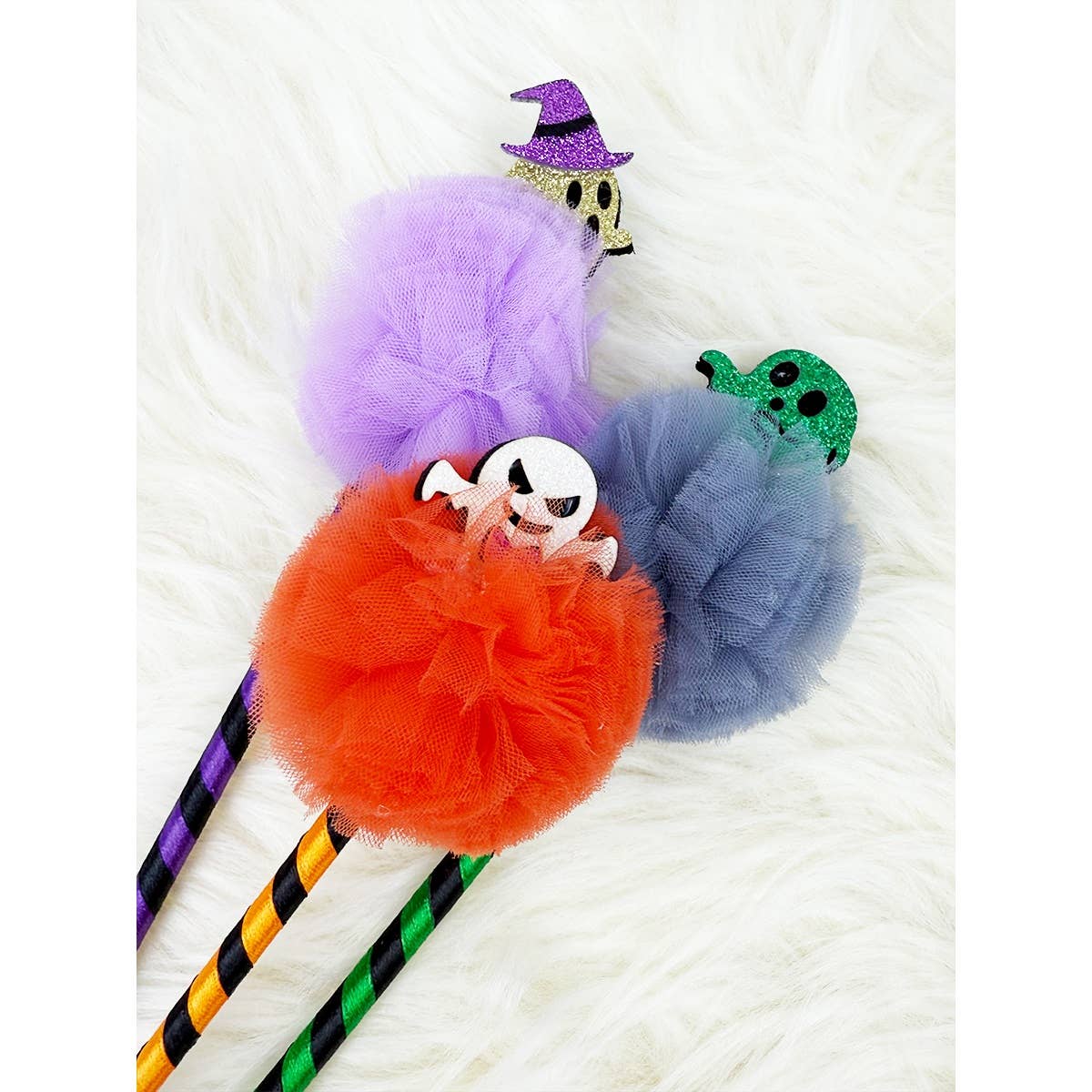 MIX COLOR Halloween Theme PomPom Pen for wholesale on Faire0
