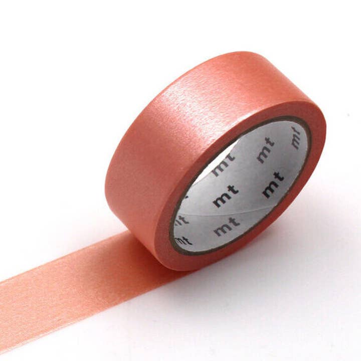 Tape Single: 5m Silky Orange for wholesale by mt masking tape (Sweet Bella)