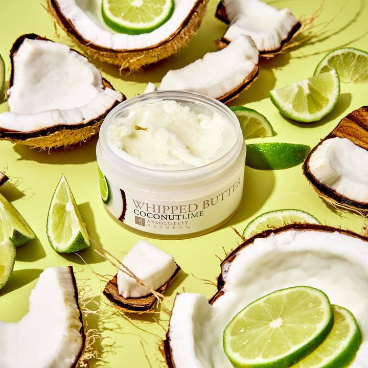 Absolutely Natural Skincare - Wholesale Body balm/butter - Kokosnoot limoen slagroom boter