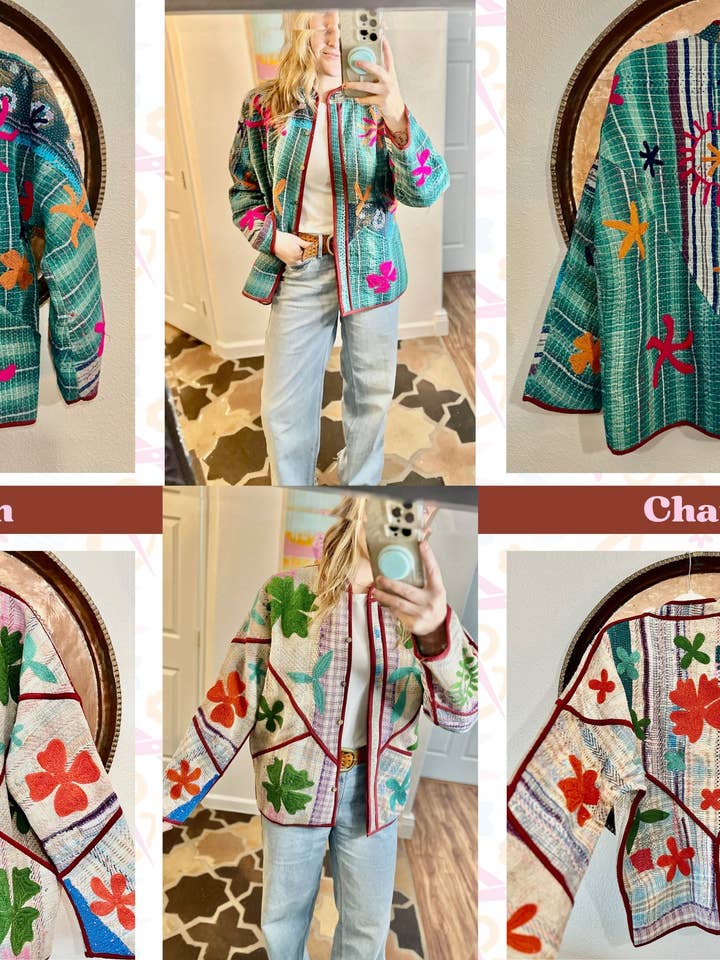 #36-37 : Garden Party Jacket for wholesale by Chap and Graham Designs