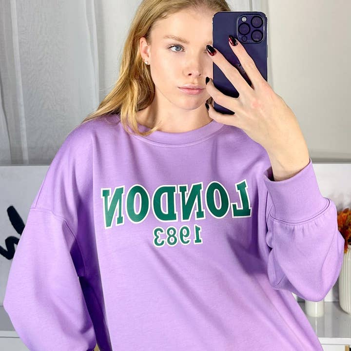 Top de Malha Sólido de Manga Comprida T10590 por atacado de White Birch