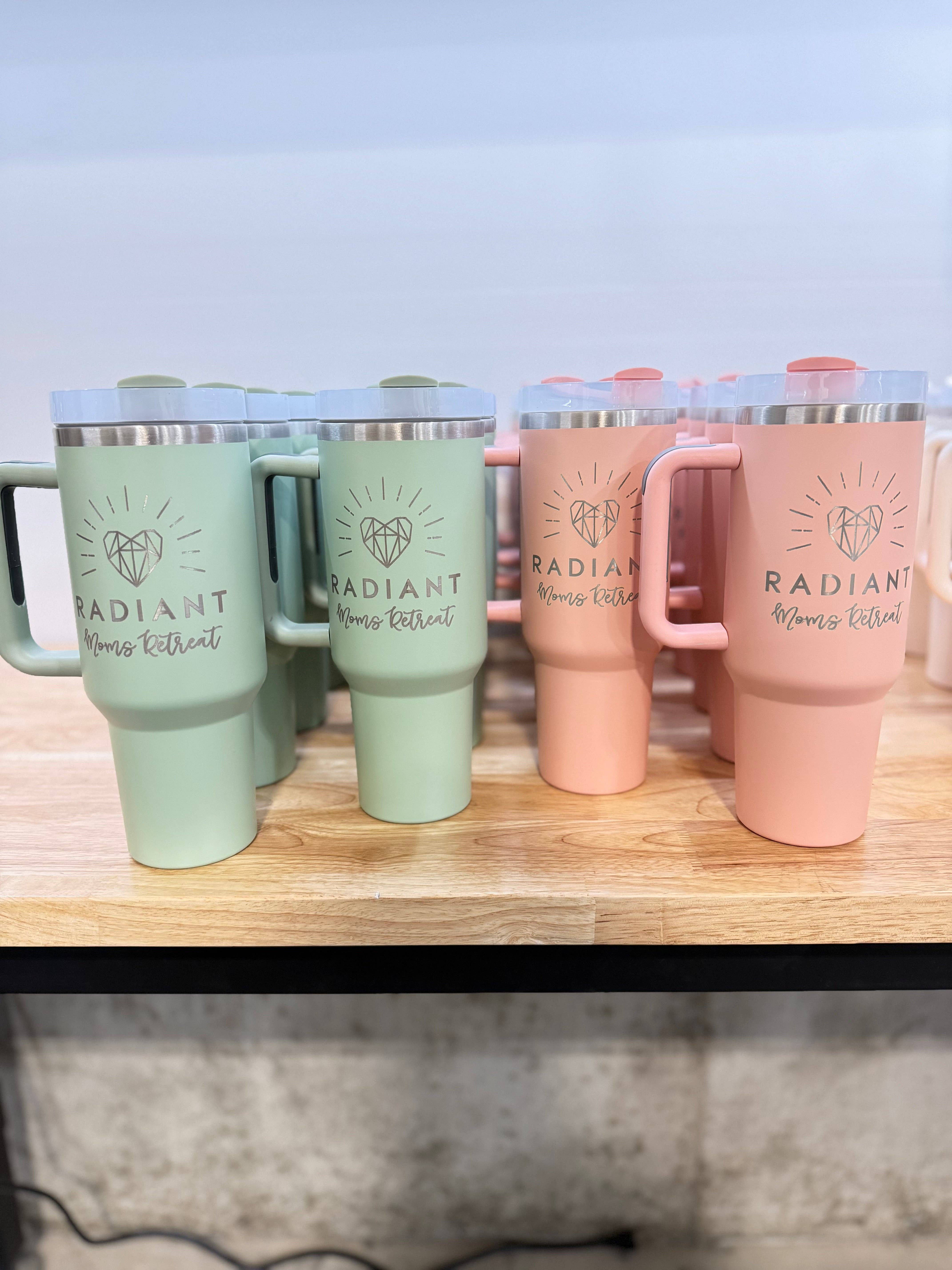 SKS Design Studio - Wholesale Insulated Mug/Tumbler - CUSTOM LOGO | ENGRAVED | 40oz Stainless Steel Tumbler5