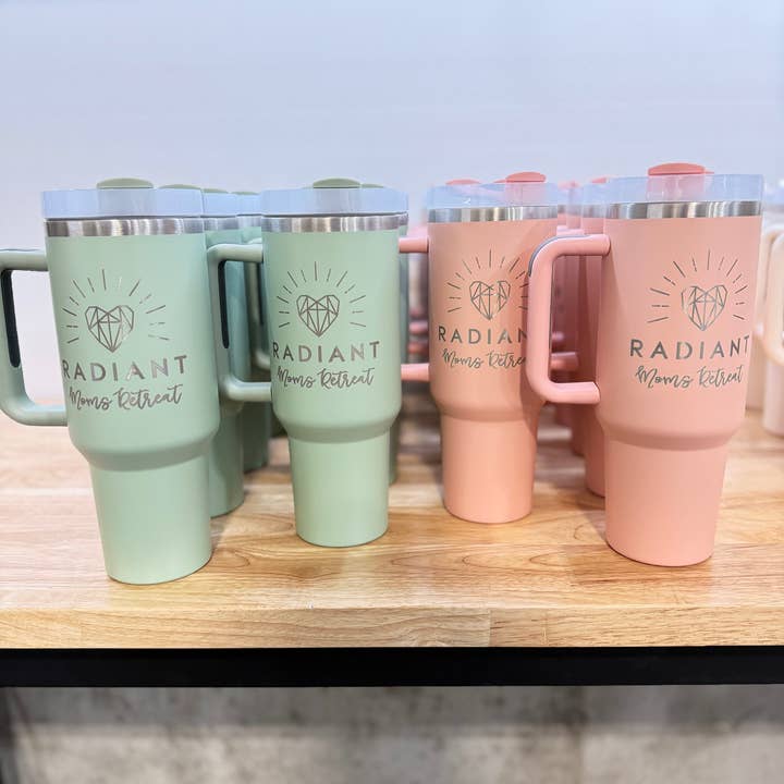 SKS Design Studio - Wholesale Insulated Mug/Tumbler - CUSTOM LOGO | ENGRAVED | 40oz Stainless Steel Tumbler5