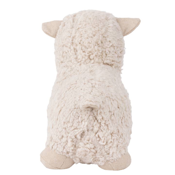 Sheep Shearling Fleece Door Stop White for wholesale on Faire