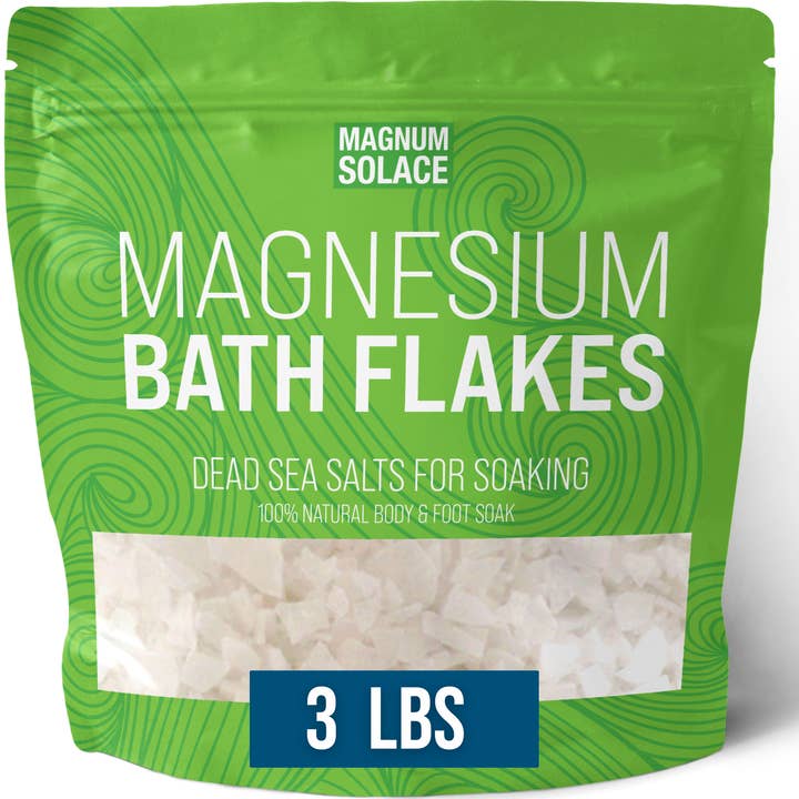 Magnum Solace - Wholesale Bath Salts - Magnesium Bath Flakes, Dead Sea Bath Salts, Bath Soak