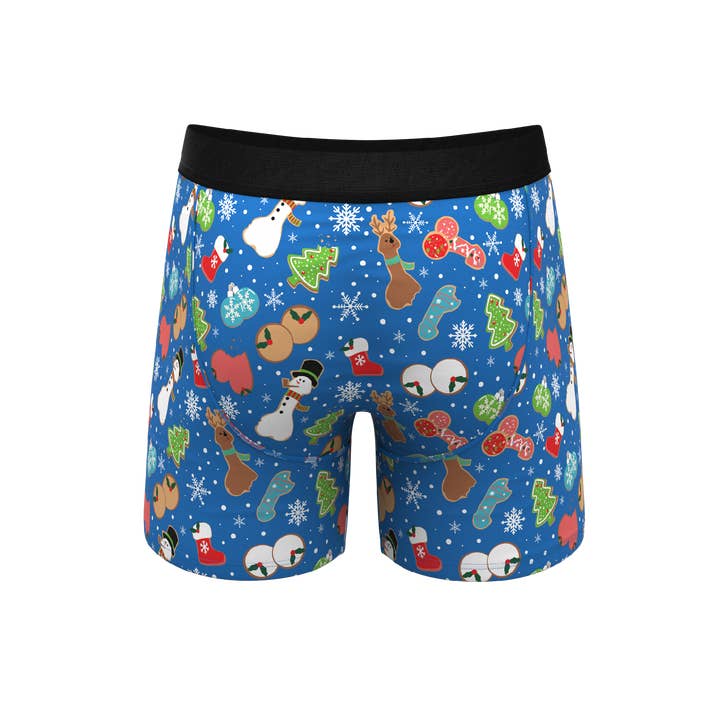 Shinesty, Inc – Engroshandel Undertøj - Herre – De Bagte Godter | Julecookies Ball Hammock® Underbukser med Gylp4