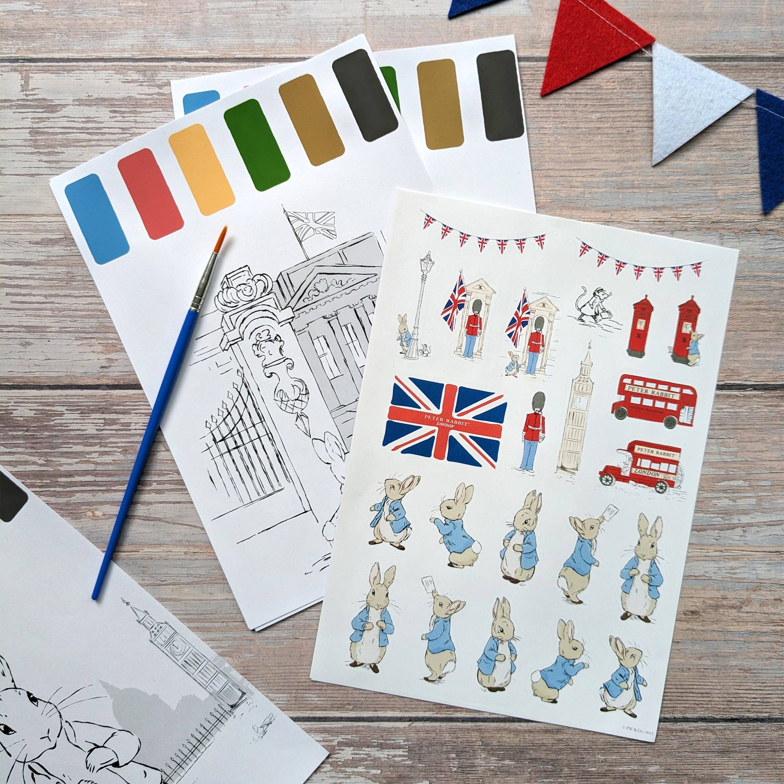 Robert Frederick Ltd - Wholesale Art Set - Kids & Baby - Peter Rabbit Paint Palette Art Set - For Ages 3 to 8 Years - Just Add Water1