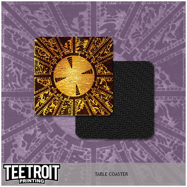 Teetroit Printing LLC - Wholesale Onderzetters - Horror tafelonderzetters per set van 20, zelf designs kiezen14