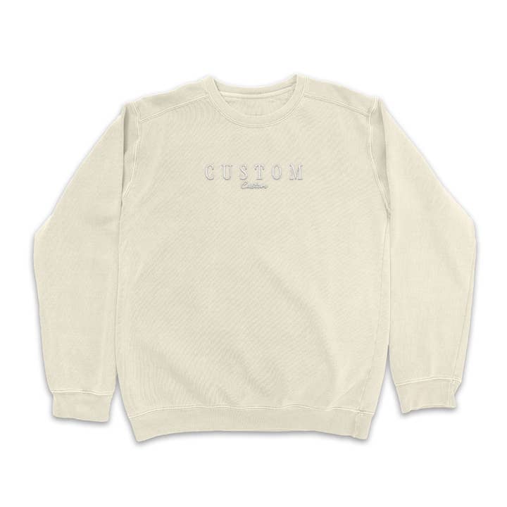 Island View Outfitters - Wholesale Sweatshirt - Unisex - *CUSTOM* Embroidered Wave Wash Crewneck8