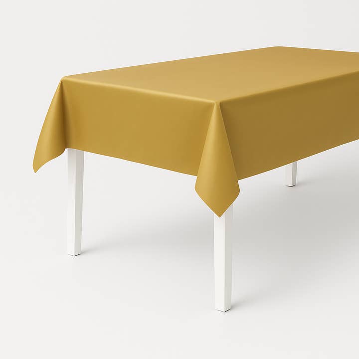 Rectangle Gold Table Cover, 54x108in (137x274cm) for wholesale by Angels Craft