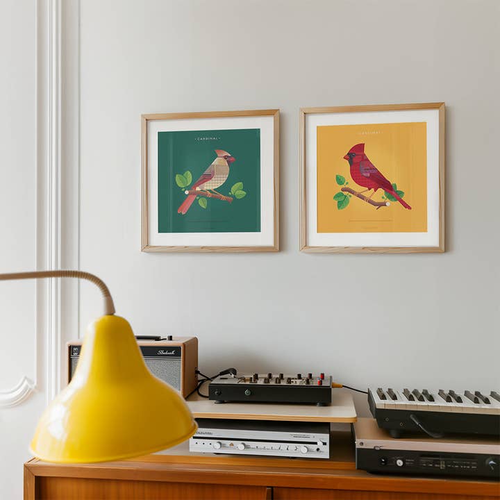 Set Adrift Art - Wholesale Art Print - Cardinal - Male1