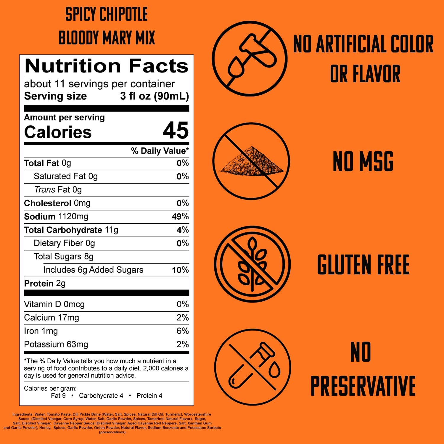 SPOOKY Craft Cocktail Mixes - Wholesale Cocktail Mix/Syrup - SPOOKY Bloody Mary Sampler 6-pk2