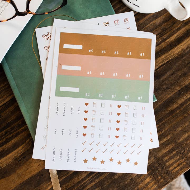 Daily Grace Planner Stickers | Colorful for wholesale by The Daily Grace Co