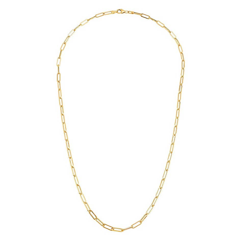 KIKICHIC - Wholesale Link & Chain Necklace - Oval Link Paper Clip Necklace2
