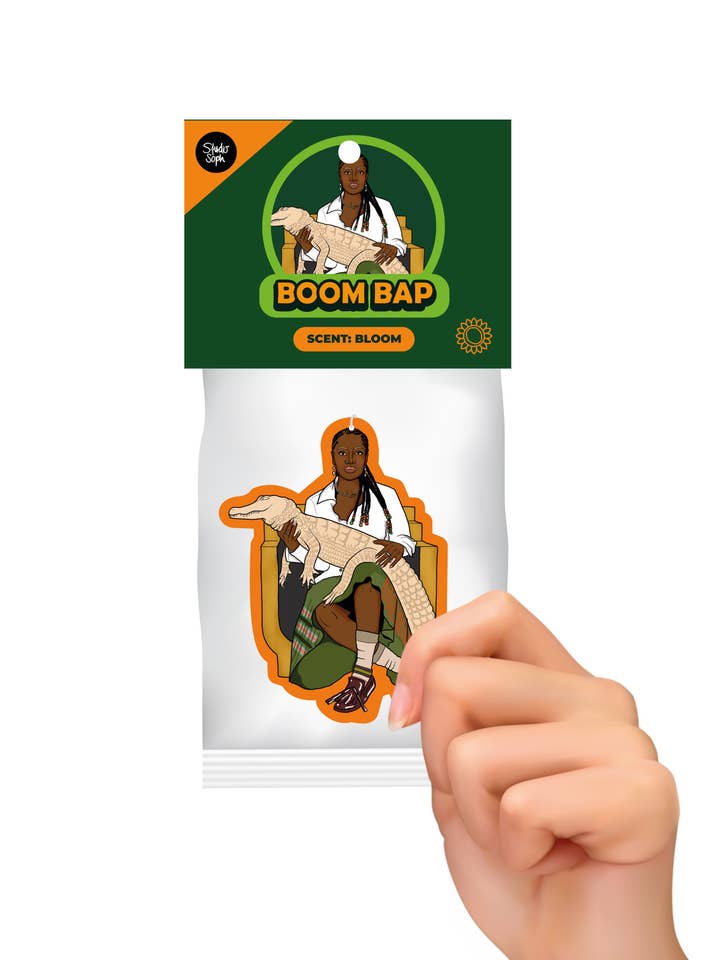 Boom Bap Swamp Princess Air Freshener for wholesale by Studio Soph (We Pay Your Import Fees - We Ship DDP)