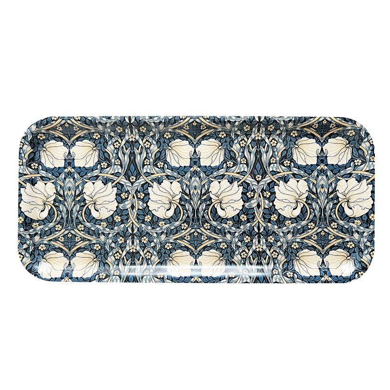 Koustrupco - Wholesale Serving Tray - Morris Pimpernel blue serving Tray 32x15 cm2