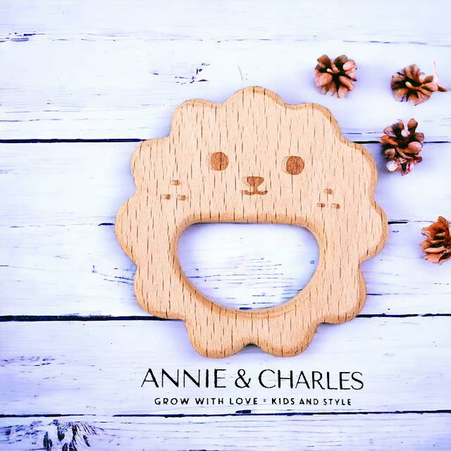 Annie & Charles - Wholesale Teether (Not Clip-On) - Baby - Annie & Charles® wooden teether5
