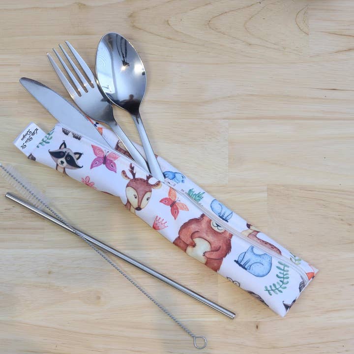 Forest Friends Bestecktasche für den Großhandel von Little Miss M Designs