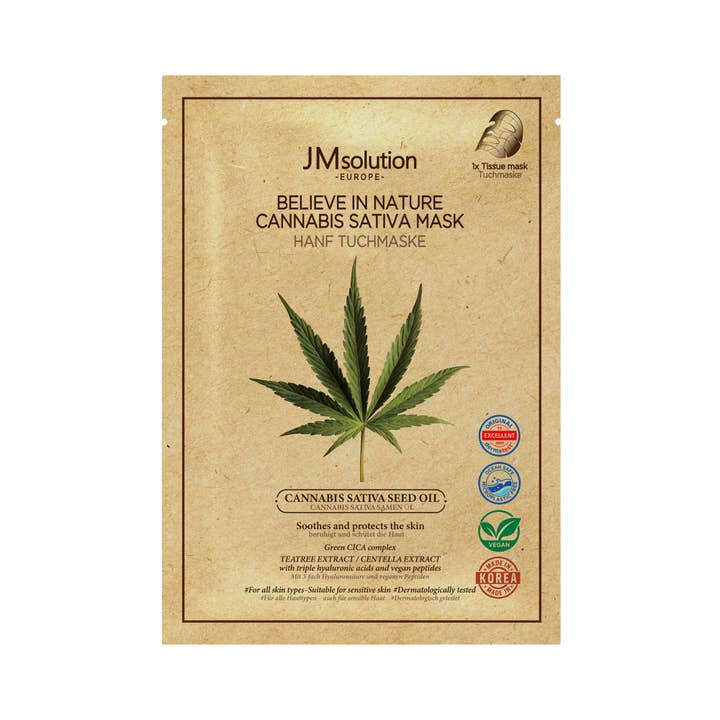JMsolution Europe - Believe in Nature CannabisSativaOil Mask for wholesale by JMsolution Europe