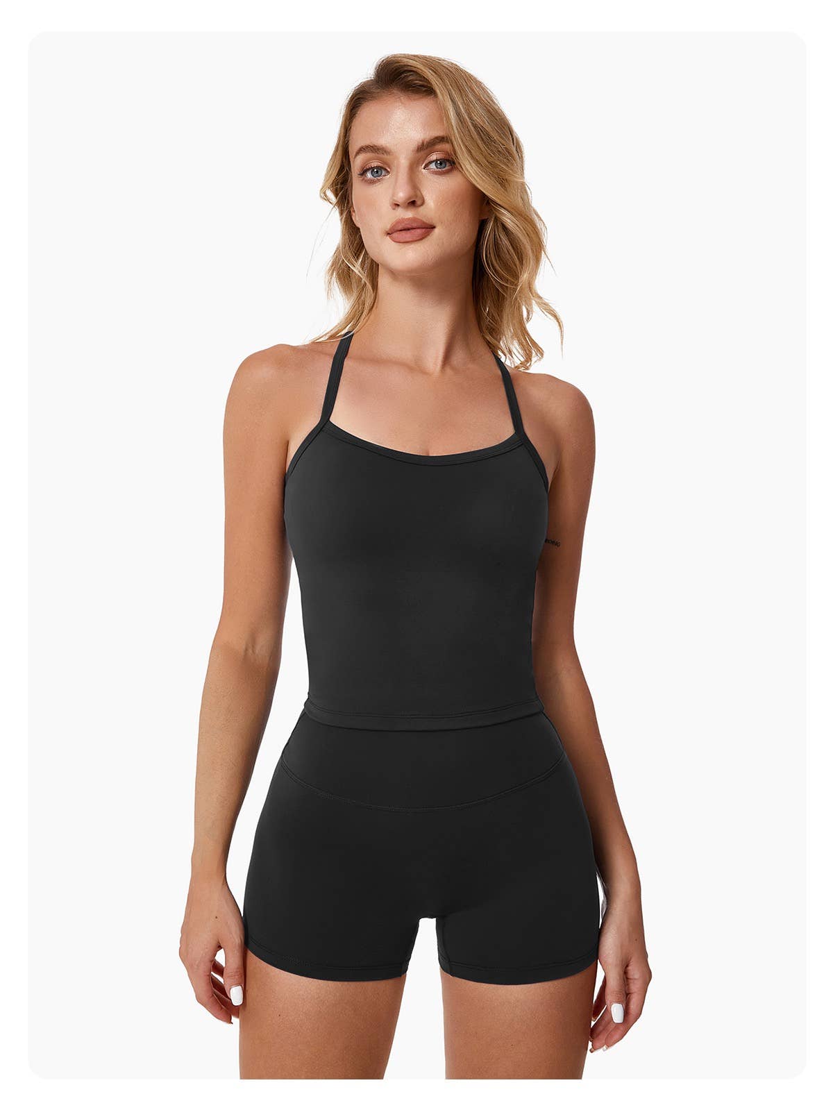 Mantra Active - Wholesale Activewear Set - Women's - Vesper Halter Neck Sports Bra & Shorts Activewear Set13