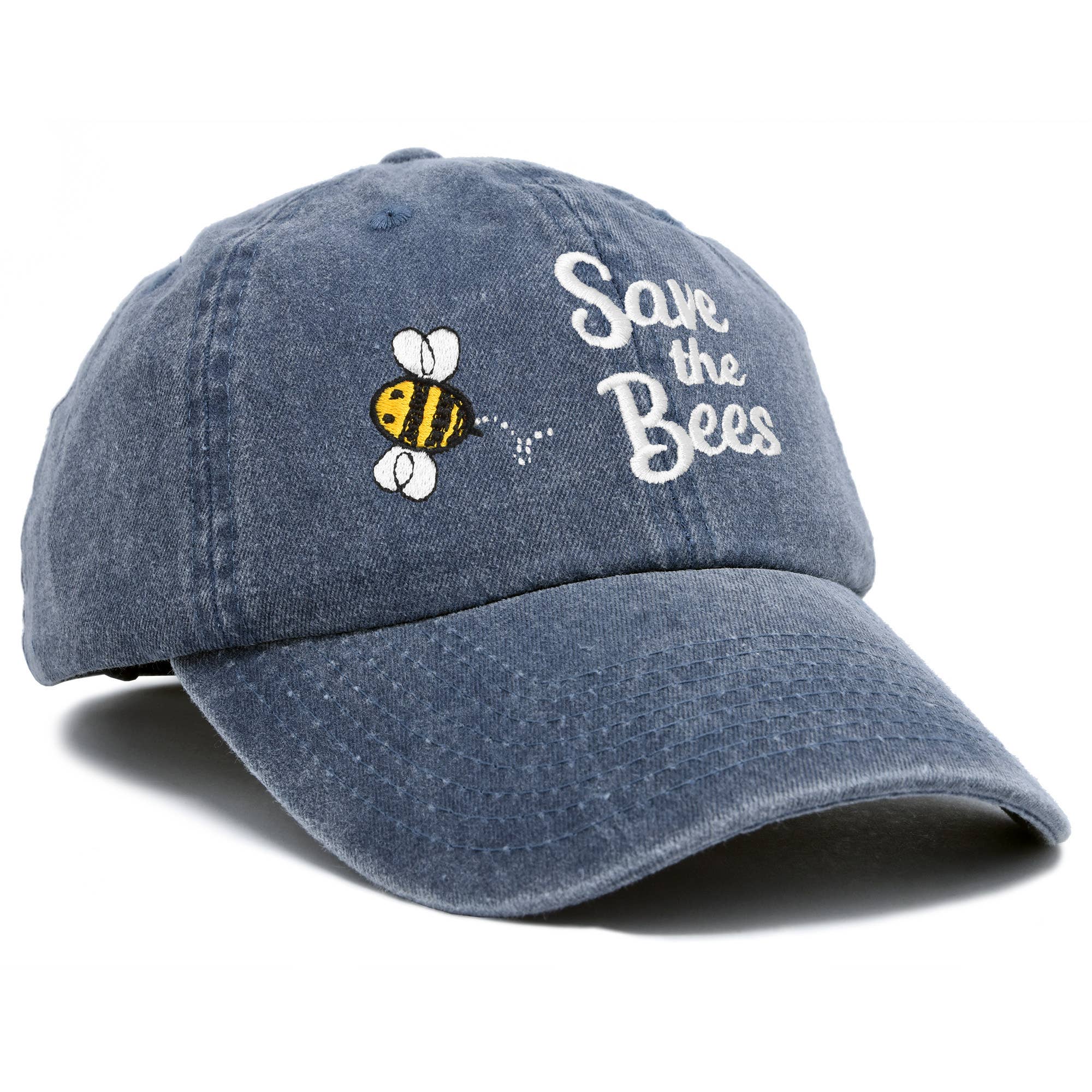 Dalix - Wholesale Baseball Cap - Women's - DALIX Save The Bees Baseball Cap Dad Hat Womens Girls87