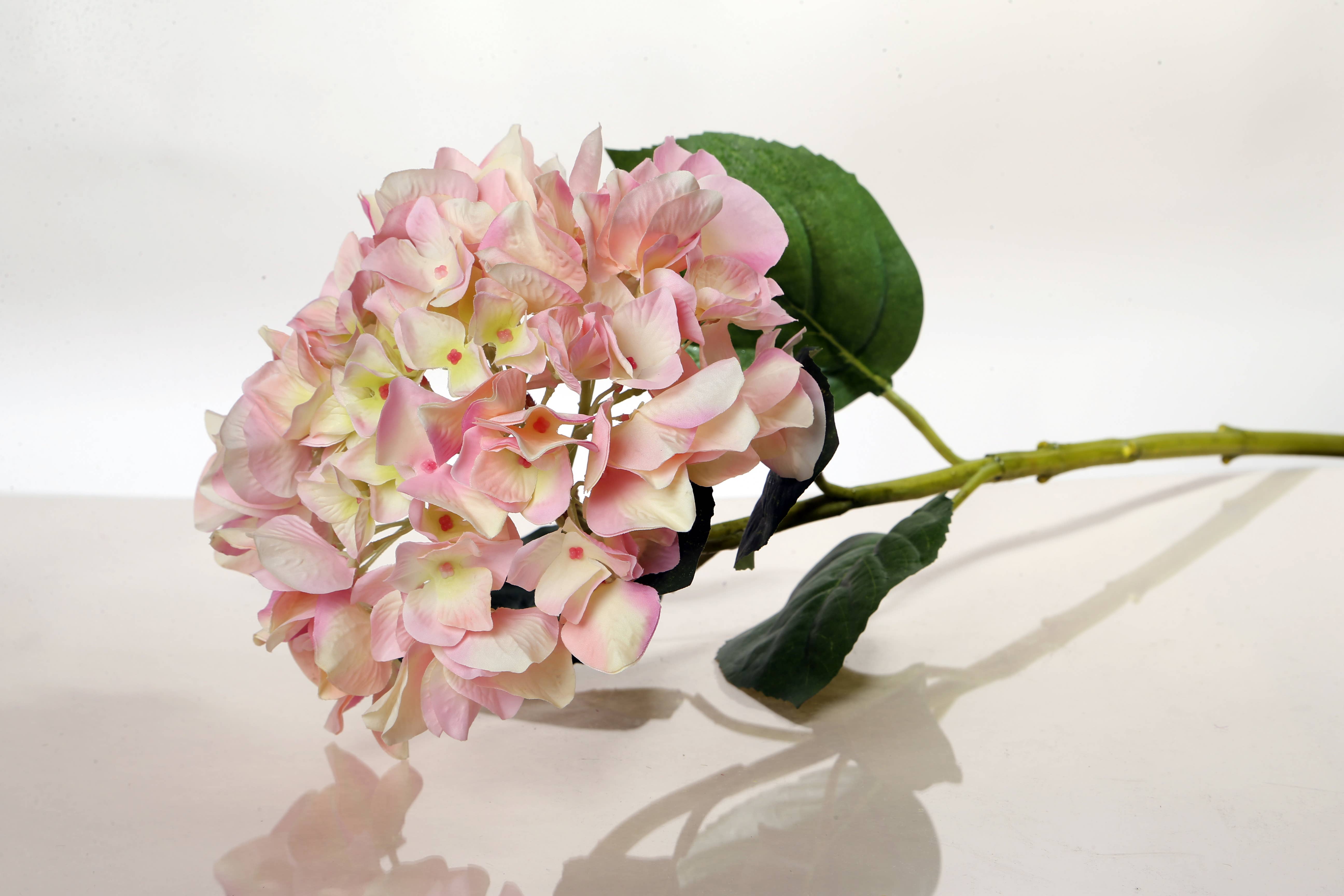 Mezu Silk Flowers – Großhandel Künstliche Blumen – Künstliche große hellrosa Hortensie1