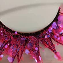 SugarQuoteMeNot LLC - Wholesale False/Fake Eyelashes - Glam Glow-in-the-Dark & Luminous Glitter Glam Eyelashes