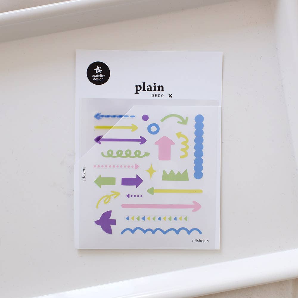 Suatelier Plain Deco Sticker - 73