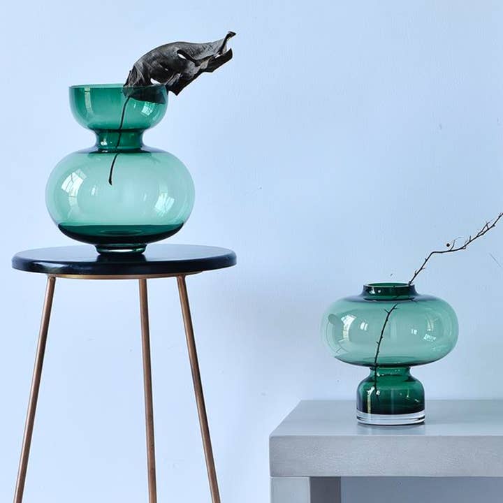 Grøn Centnergraeskar Glas Vase - Lille og Stor for engroshandel hos Noah Decoration