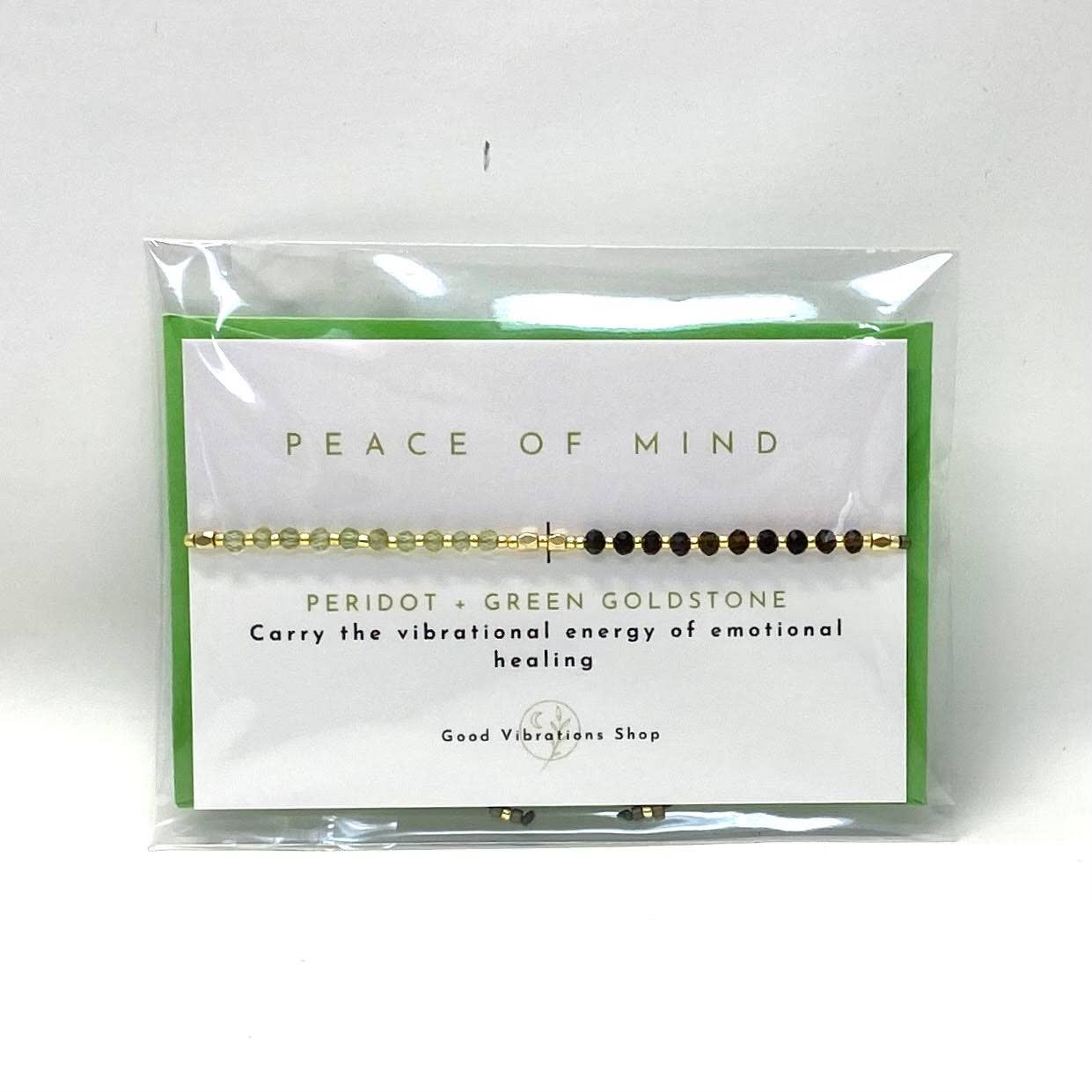 Good Vibrations Shop – wholesale Beaded bracelet – Peace Of Mind ⎮ Gemstone Intention Bracelet2