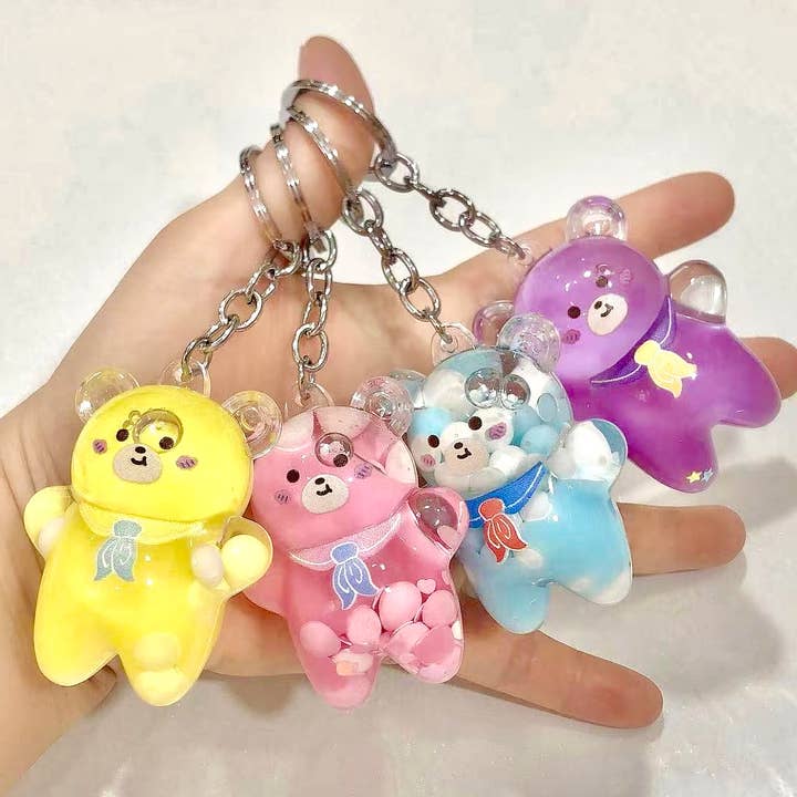 12108 BEAR FLOATY CHARM for wholesale by BCmini