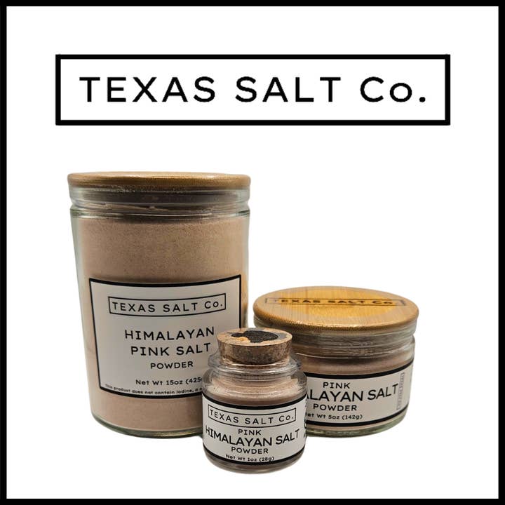 Sel Rose de l'Himalaya en Poudre pour la vente par Texas Salt Co