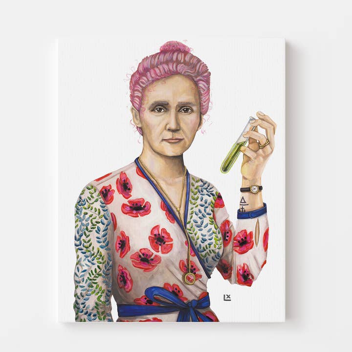 LX Artworks - Wholesale Art print - Marie Curie Canvas Print0