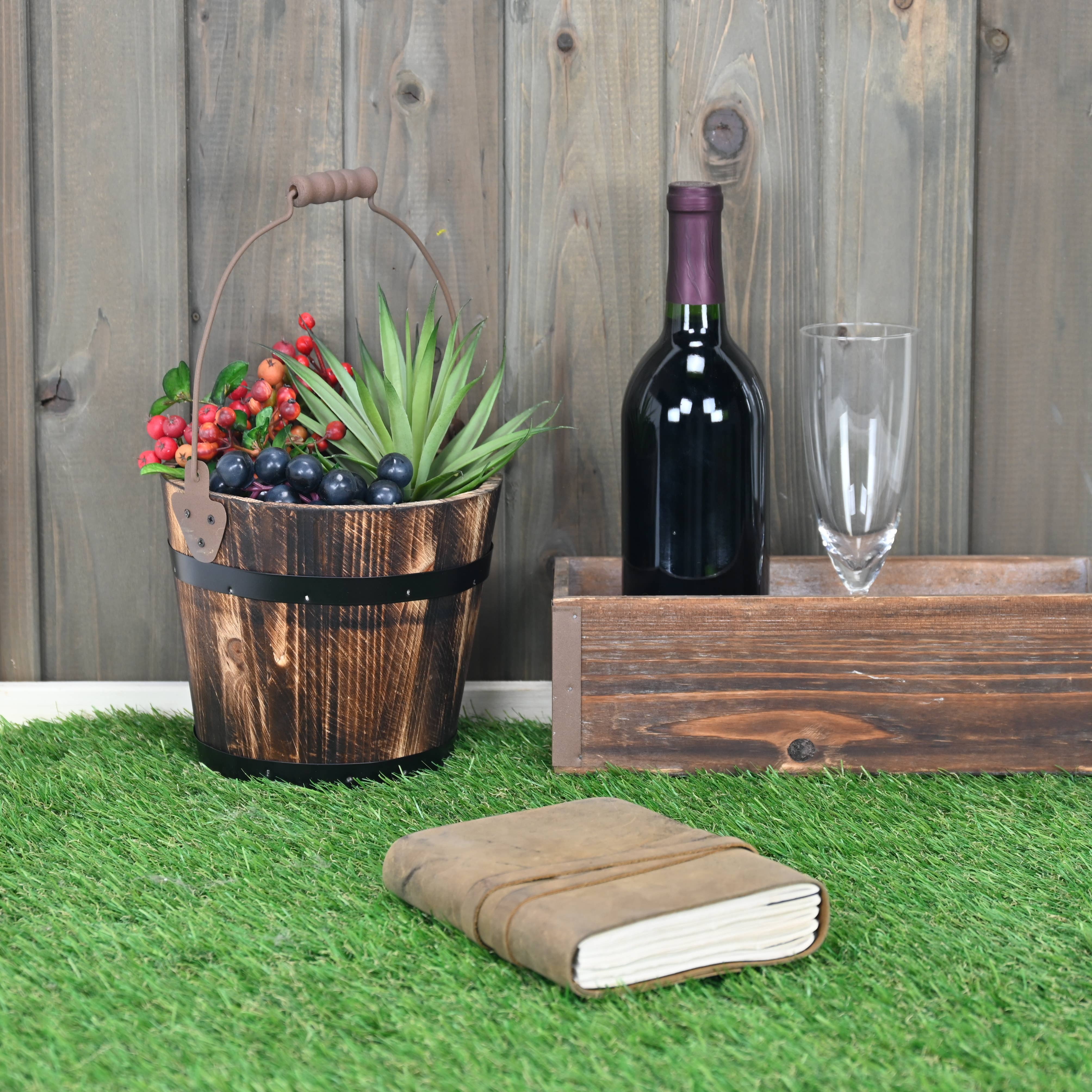 Cheungs Home Decor - Wholesale Bucket/Pail - Felicity Decorative Wooden Bucket7