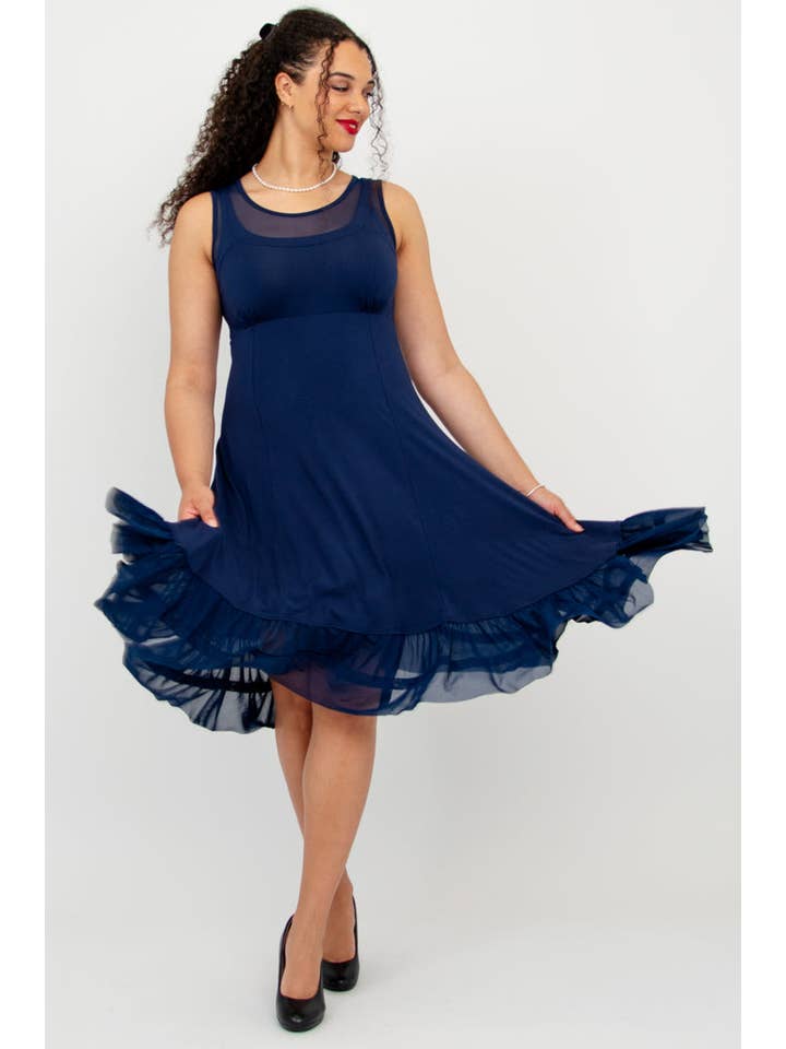 Blue Sky Clothing Co LLC - Vendita all'ingrosso Vestito - Donna - Abito Danube, indaco, bambù2