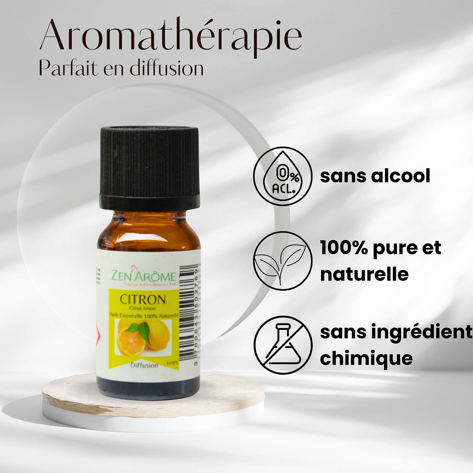 Zen'Arôme - Wholesale Essential Oil - Lemon Essential Oil - 100% Natural - 10ml2