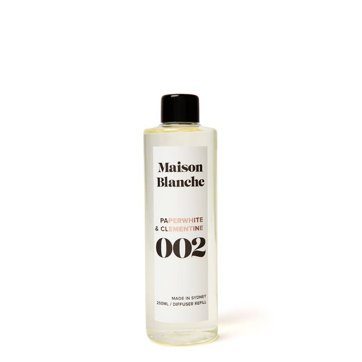 002 Paperwhite & Clementine/Diffuser Refill för wholesale av Maison Blanche