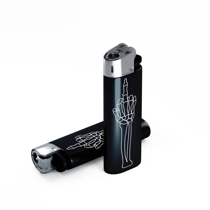 jeganmones - Wholesale Lighter - Middle Finger Skeleton Lighter
