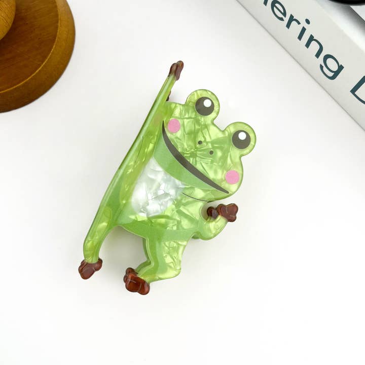SoapElenGlen - Wholesale Hair Clip - Women's - Funny Frog Claw Clip2