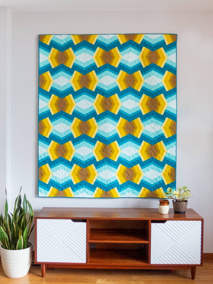 Bracken Quilt Pattern - Printed Booklet for wholesale by Julia Wachs Designs