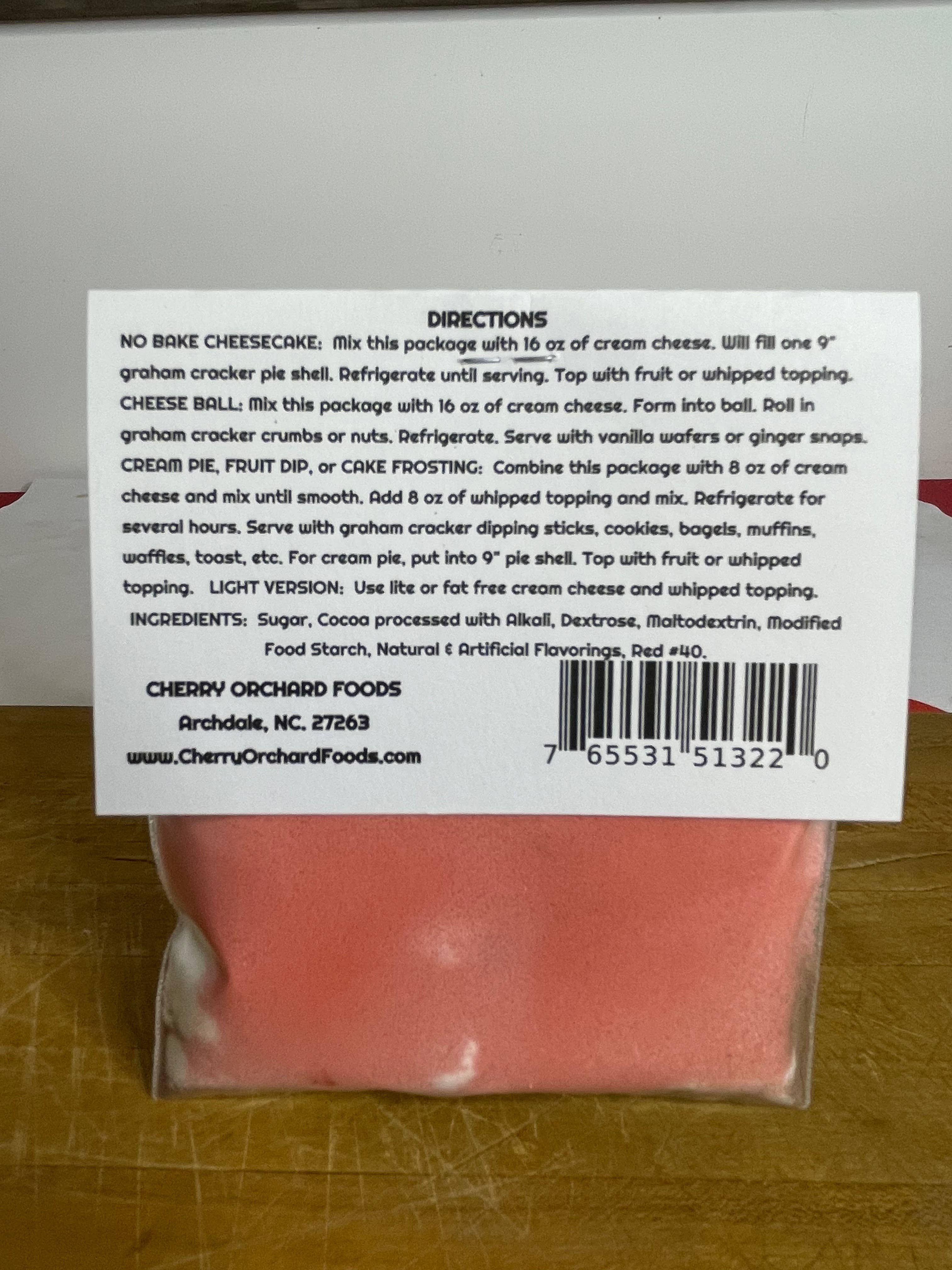 Cherry Orchard Foods - Wholesale Dip - Dessert Mixes (Original Packaging)1