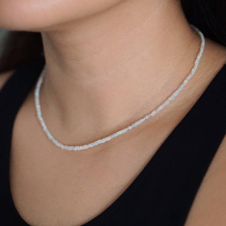 Collar de ópalo completo para venta al por mayor de Imi jewelry