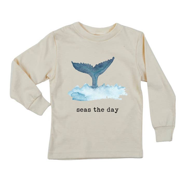 Camiseta orgânica de manga comprida “Sees The Day” por atacado de House Of Luna