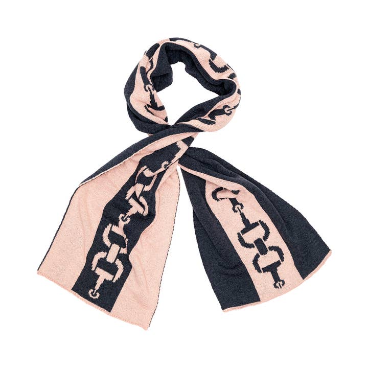 In2Green - Wholesale Scarf - Women's - Equestrian Snaffle Bit Striped Scarf