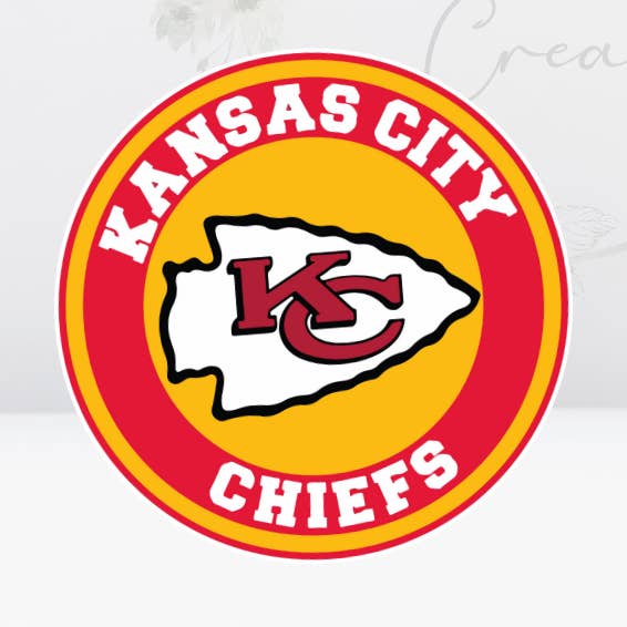 Autocollant Chiefs-UV DTF 4 pouces pour la vente par Oily Graphic Creations