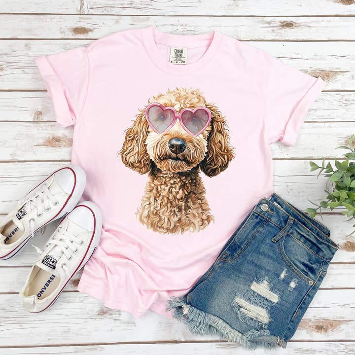Doodle Mom | Goldendoodle | Dog Mom |Trendy | CC Graphic Tee for wholesale by The American Honey