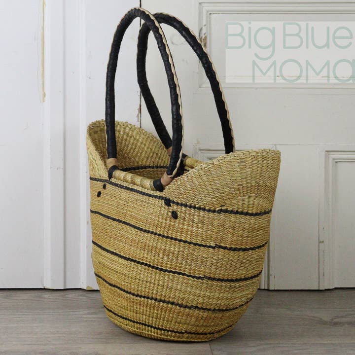Big Blue Moma - Vente Sac de plage - Sac cabas à bandoulière - Palette naturelle9
